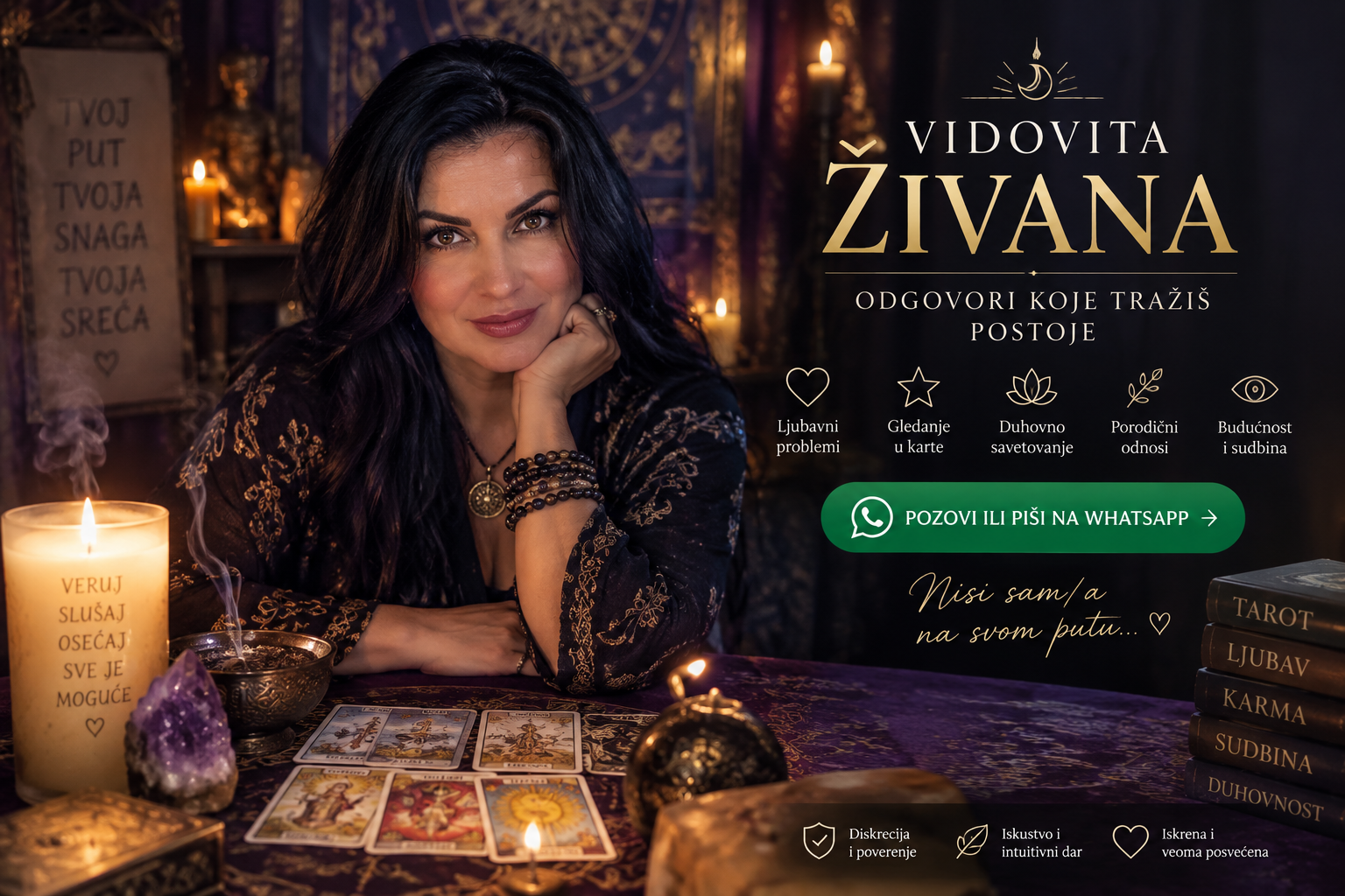 Vidovita Živana – tarot i duhovno savetovanje